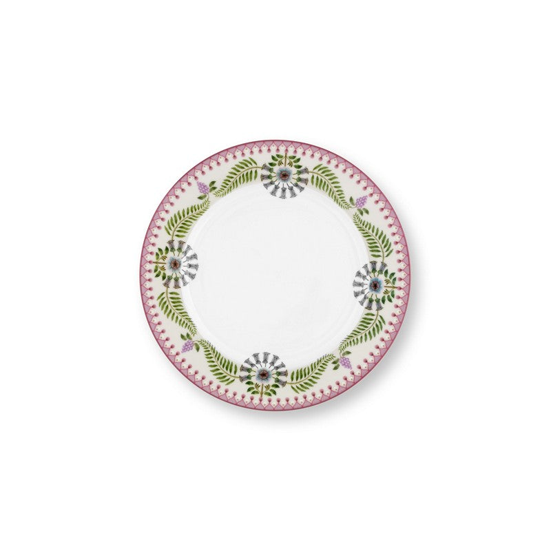 Lot de 6 Assiettes à dessert Lily & Lotus Blanc Cassé - 23cm Pip Studio - Mathon - 1