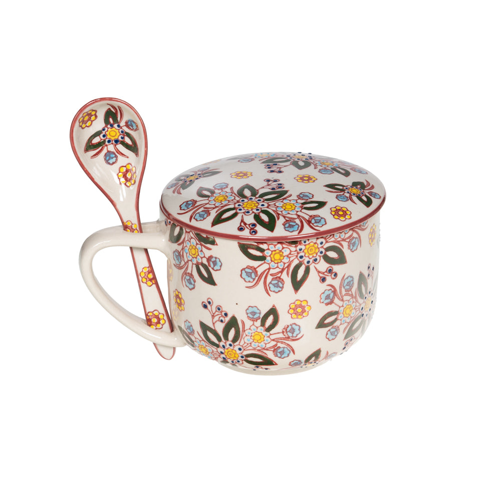 Bol à soupe avec cuillère Siena 55 cl Table passion - Mathon - 1