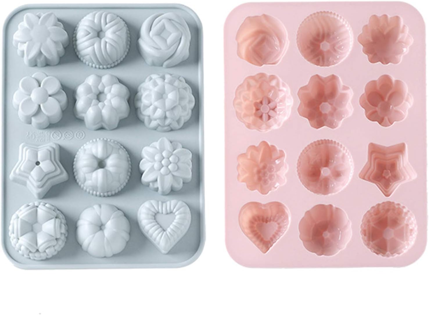 2 Moules en Silicone de Fleurs Vendos85 - Mathon