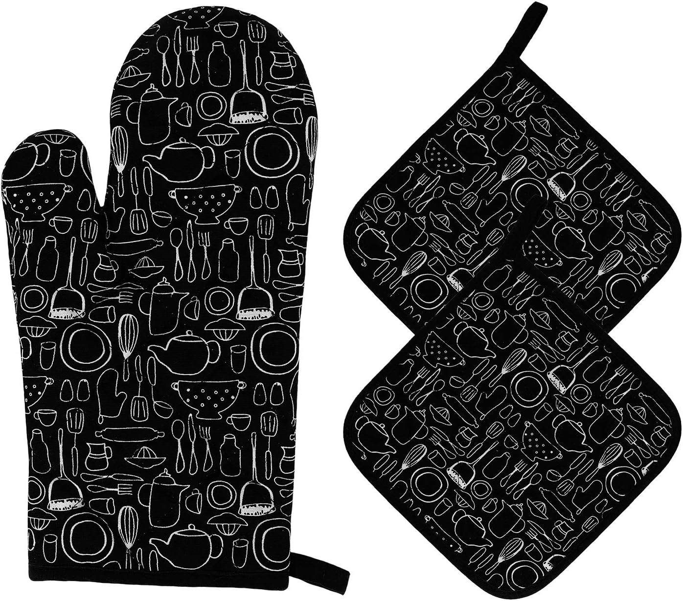 Gants et Maniques de Cuisine en Coton Épais Vendos85 - Mathon