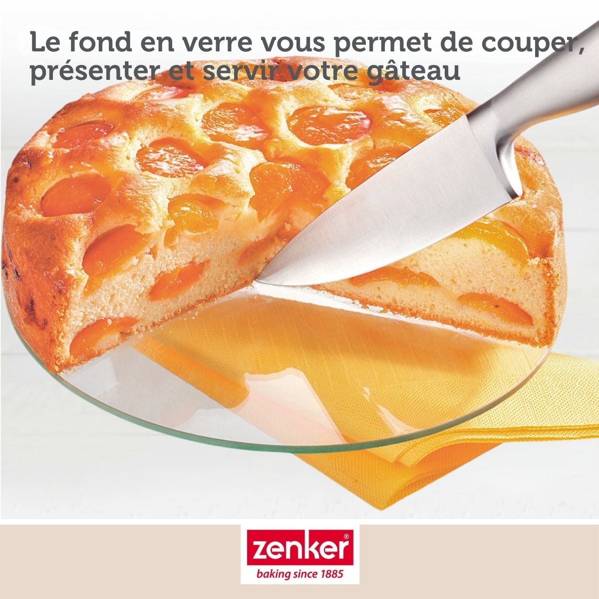 Moule à manqué à charnière fond en verre 26 cm Zenker Energy Zenker - Mathon - 6