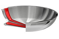 Poêle professionnelle en inox Multiply 24cm Cristel - Mathon - 4