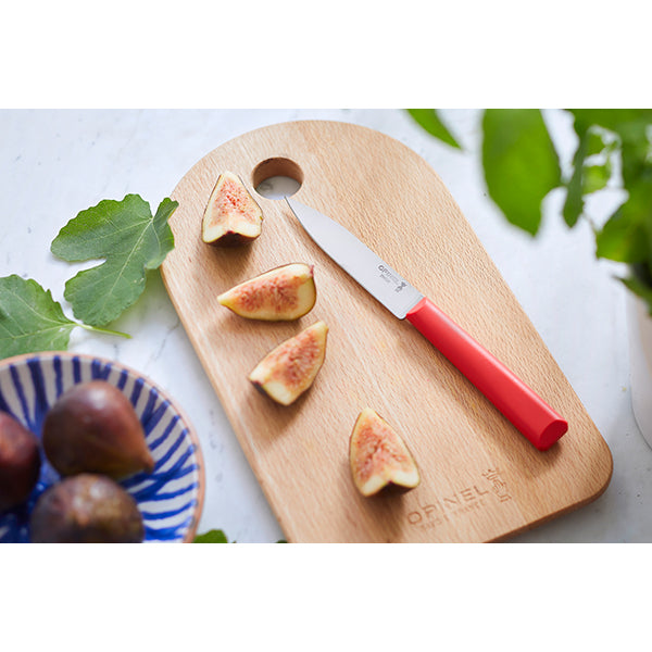 Lot de 2 couteaux d’office N°312 Essentiels + bleu et rouge 10 cm inox Opinel - Mathon - 5