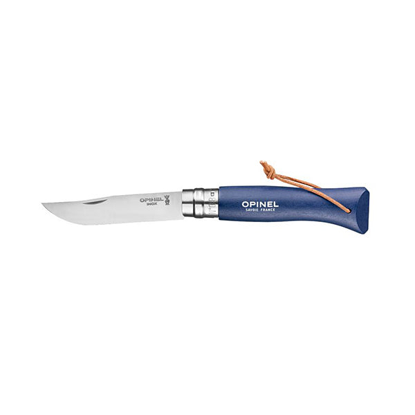 Couteau pliant N°08 baroudeur bleu foncé 8,5 cm Opinel - Mathon - 1