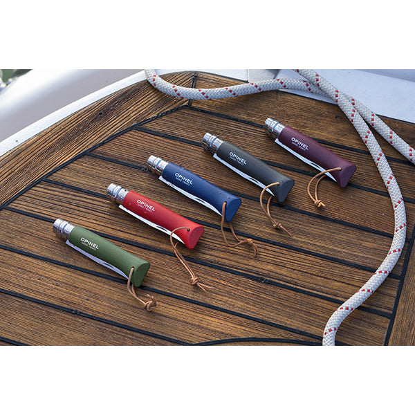 Couteau pliant N°08 baroudeur rouge 8,5 cm Opinel - Mathon - 2