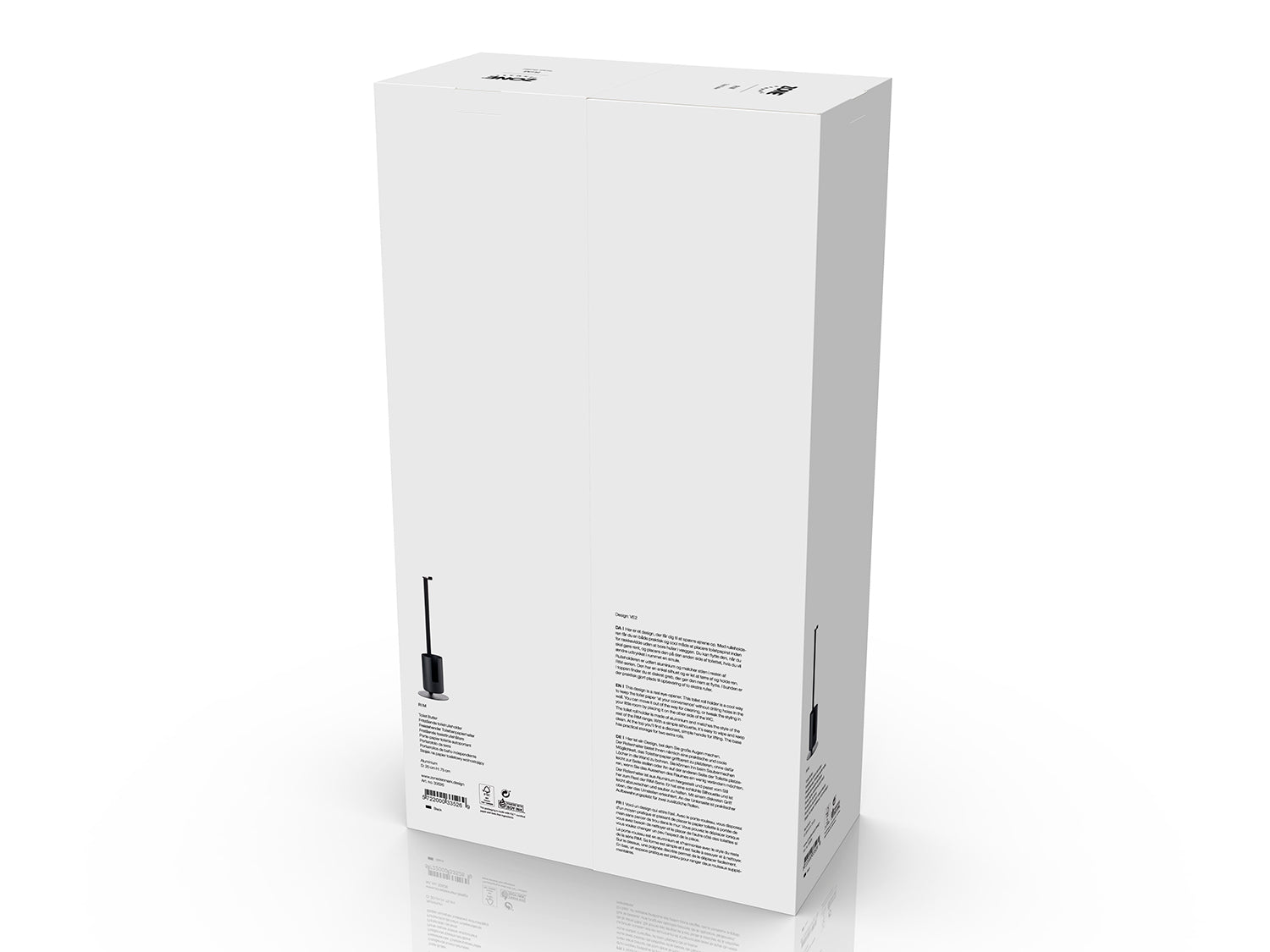 Porte-rouleau autoportant RIM en aluminium Noir Zone Denmark - Mathon - 6