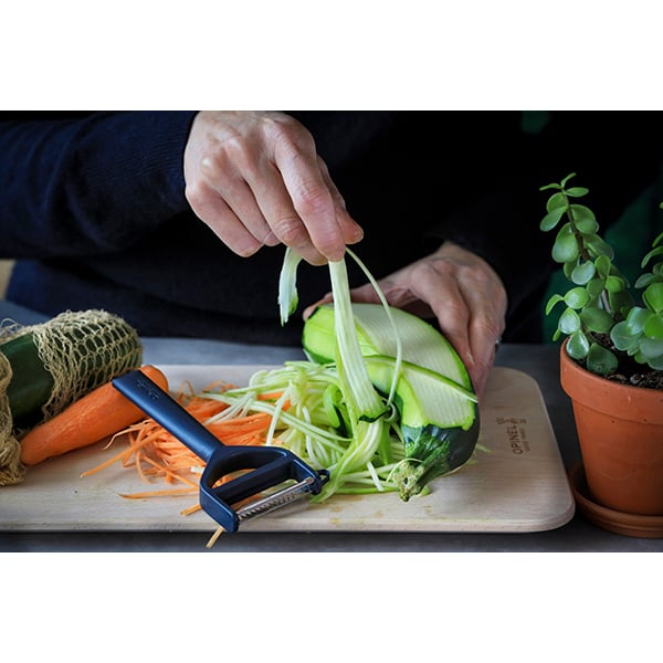 Eplucheur rasoir T DUO polymère bleu Opinel - Mathon - 4