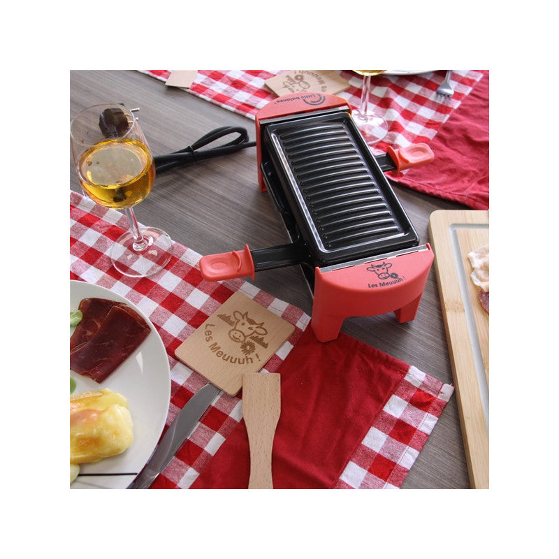 Raclette 2p 350w  Meuuuh Rouge Brique Little Balance - 8631 Little Balance - Mathon - 3
