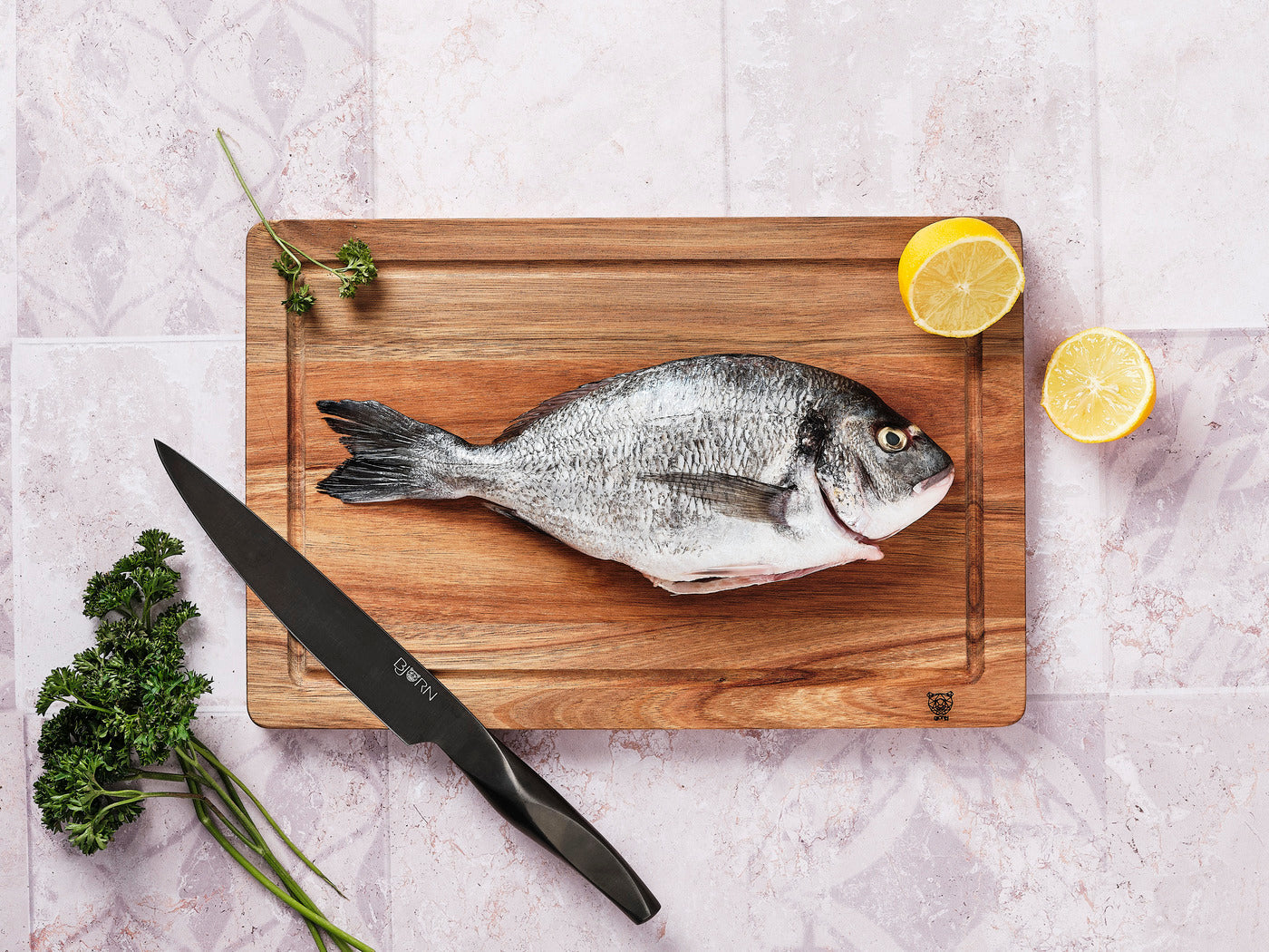 Planche à découper en bois d'acacia ALVA - 38 x 25cm Björn - Mathon - 2