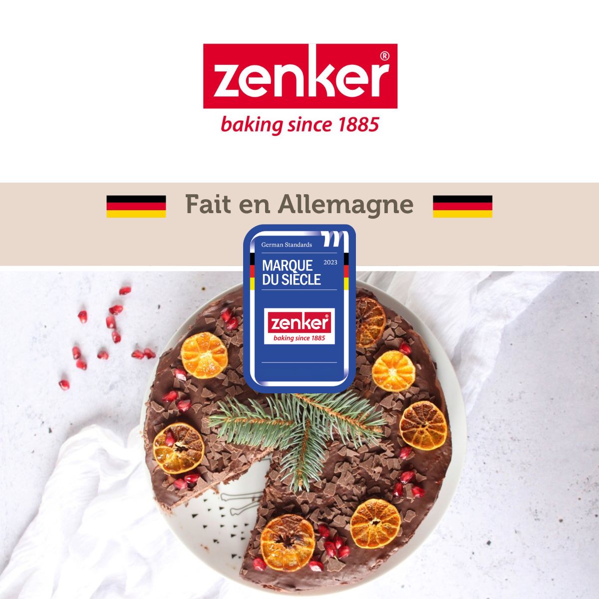 Moule à manqué et à savarin double fond 26 cm Zenker Silver Zenker - Mathon - 7