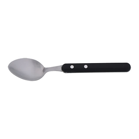 Set de 4 cuillères inox Les Bistrots à la Française manche noir Jean Dubost - Mathon