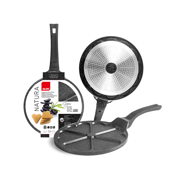 Poêle 6 mini crêpes en cœur 28 cm Ibili - Mathon - 5