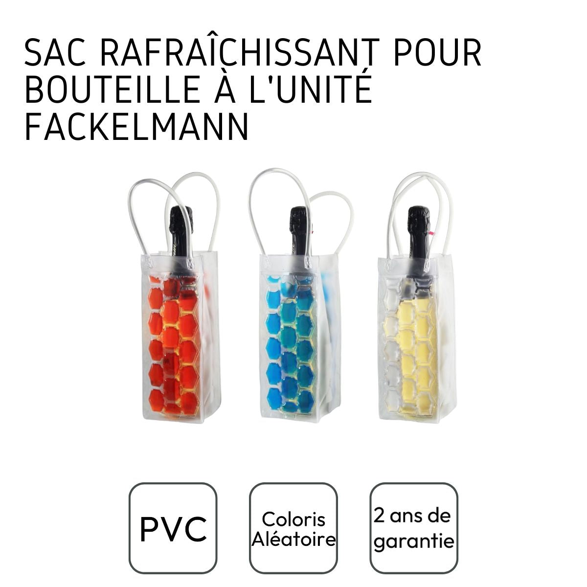 Lot de 3 sacs isothermes pour bouteille  Bar Concept Fackelmann - Mathon - 4
