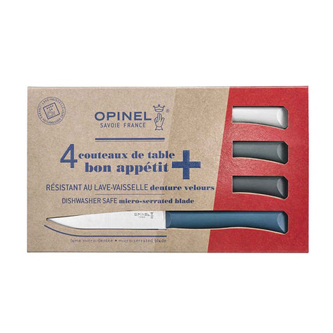 Coffret 4 couteaux de table Bon Appétit tempête Opinel - Mathon - 1