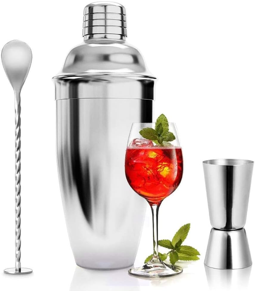 Shaker à Cocktail Boston 750 ml – Kit 3 Pièces Vendos85 - Mathon