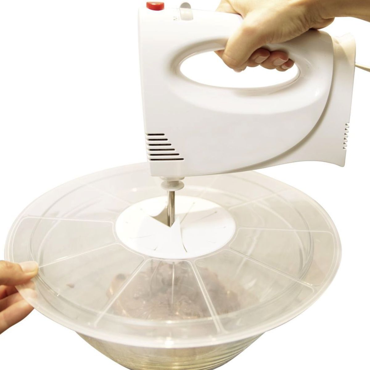 Ensemble de 2 bols de préparation 25 cm et 20.5 cm avec couvercle anti projections  Basic Fackelmann - Mathon - 2