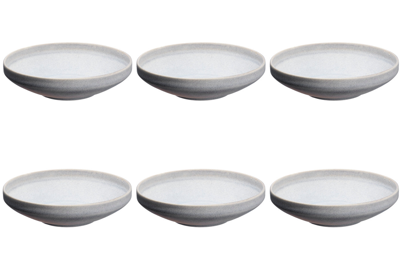 Assiette creuse STONE Ø20cm - 6 pièces - Gris lune Björn - Mathon - 1