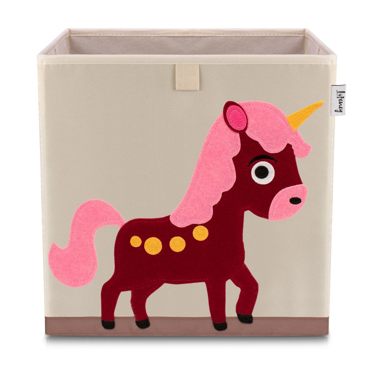 Boîte de rangement en tissu pour enfant "licorne", compatible Ikea Kallax Lifeney Fackelmann - Mathon - 1