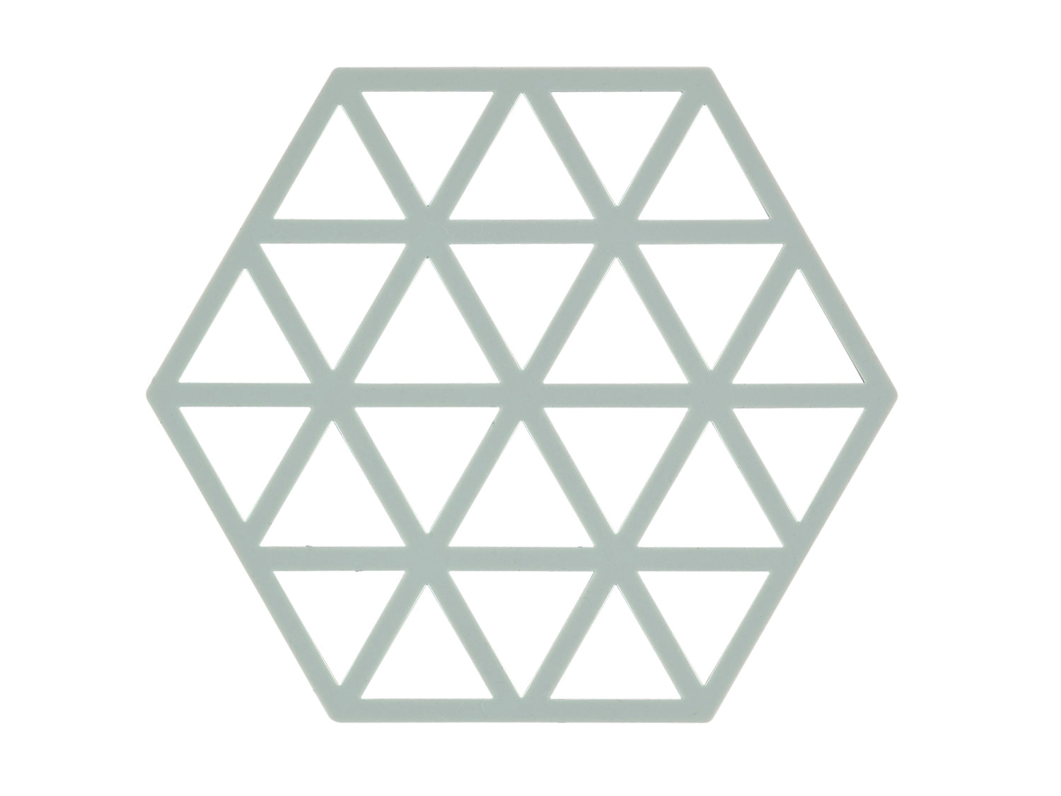 Dessous-de-plat TRIANGLES en silicone Ciel nordique Zone Denmark - Mathon