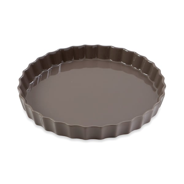 Moule à tarte en céramique 27 cm taupe Mathon - Mathon - 2