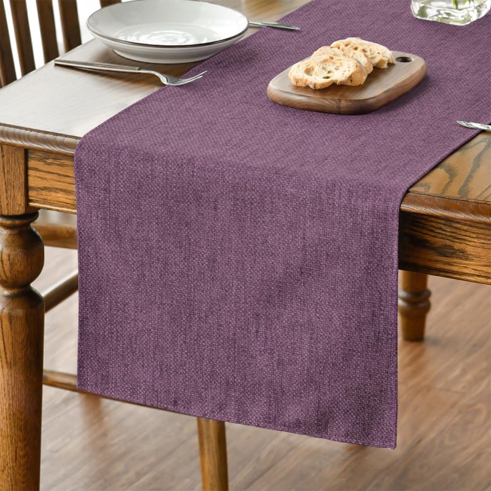 Chemin de Table Polyester Lilas 40×100 cm Vendos85 - Mathon