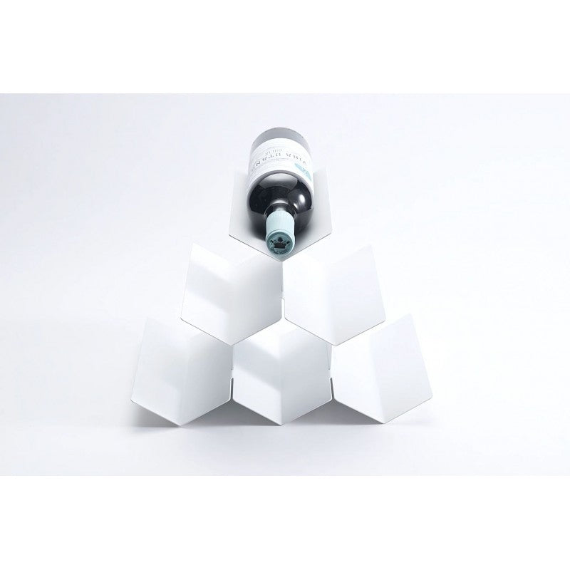 Porte-bouteilles de table << in vino veritas >>, 6 bouteilles Don Hierro - Mathon - 3