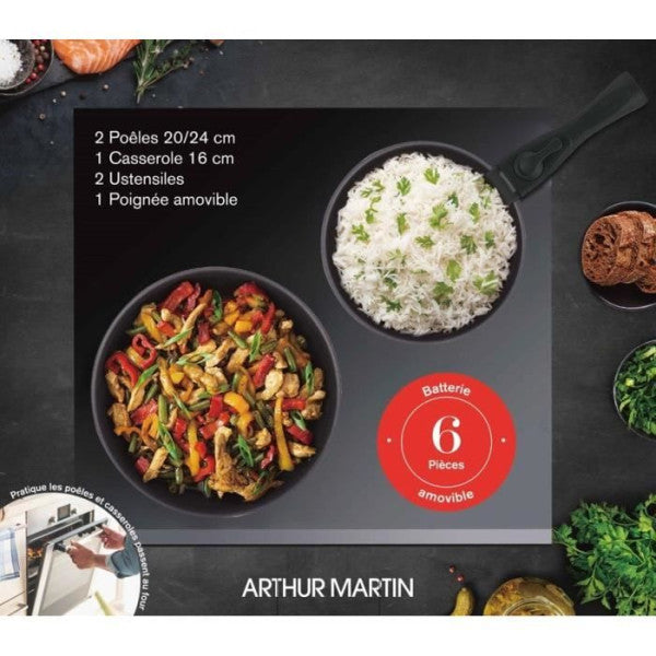 Batterie De Cuisine - Tous Feux Dont Induction - Arthur Martin - Am958 Arthur Martin - Mathon - 2