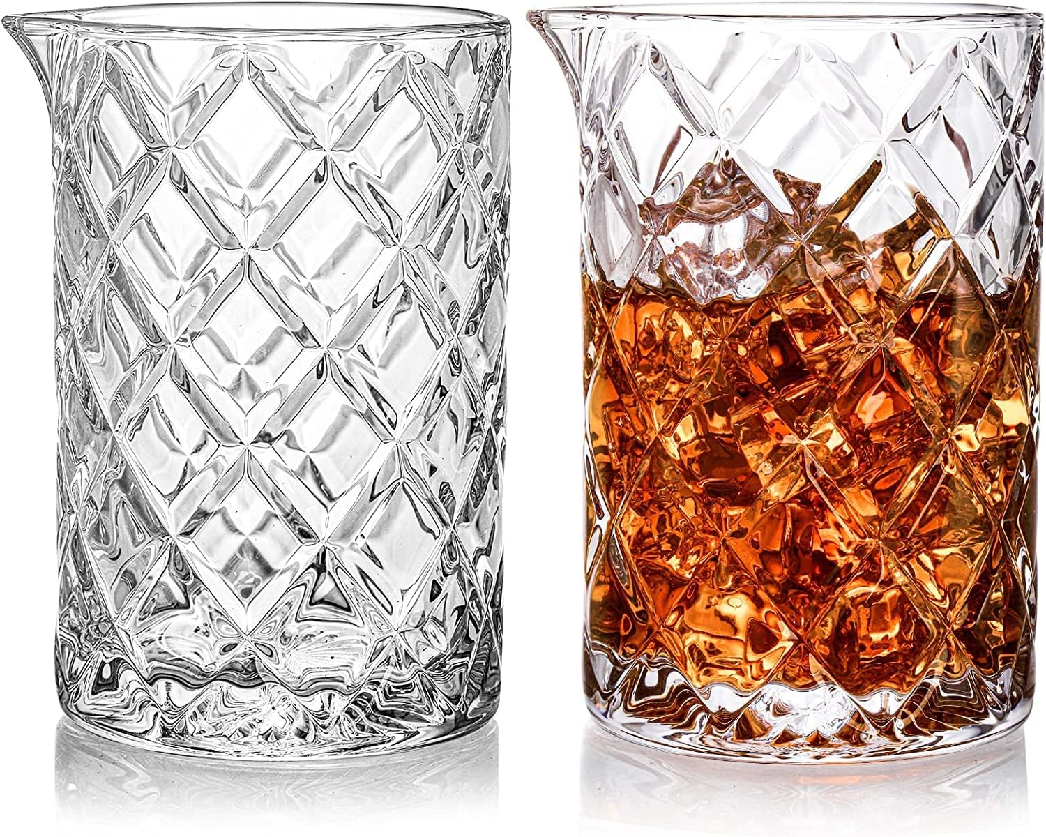 Verre à Cocktail en Verre 685 ml avec Motif Diamant Vendos85 - Mathon