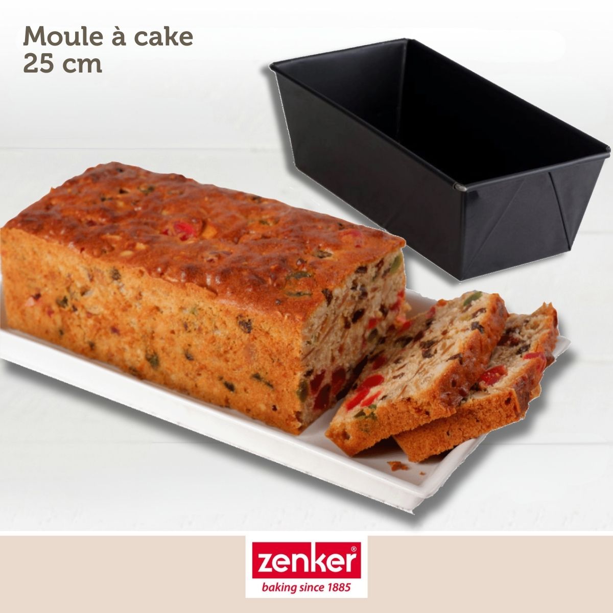 Moule à cake 25 cm Zenker Pure Zenker - Mathon - 2