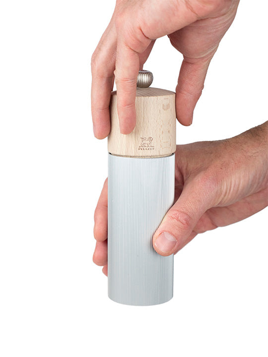 Line moulin à sel alu naturel 18cm Peugeot - Mathon - 5