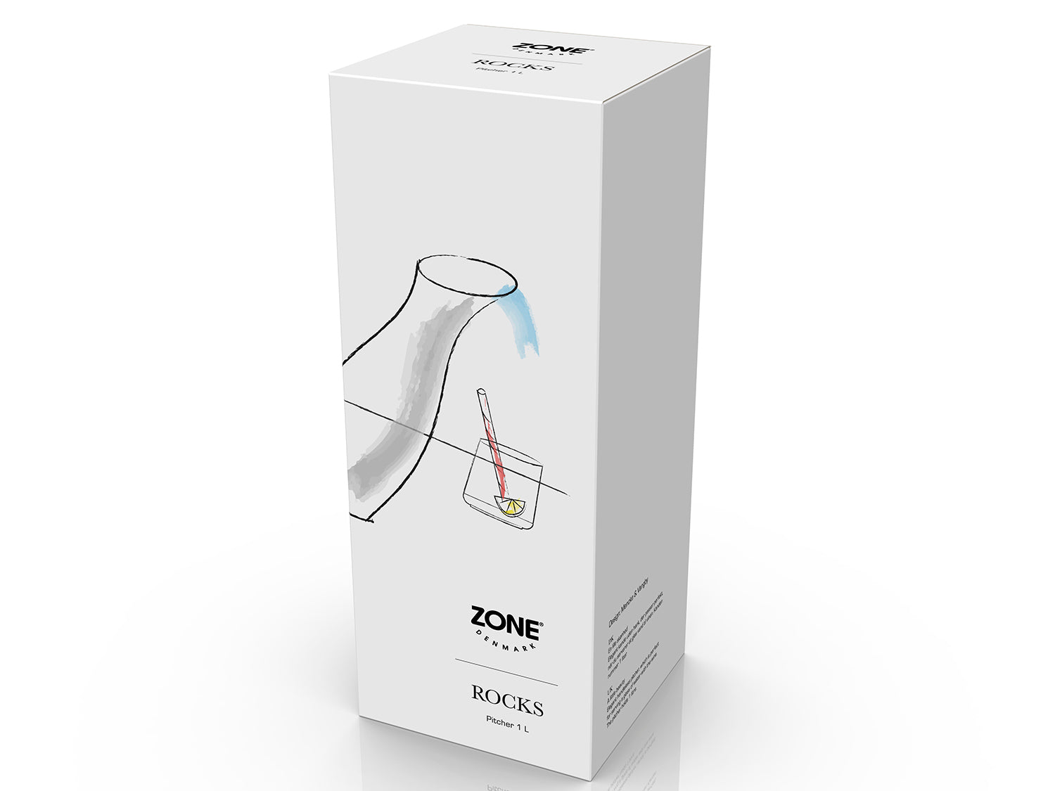 Pichet ROCKS en acier inoxydable Noir Zone Denmark - Mathon - 2