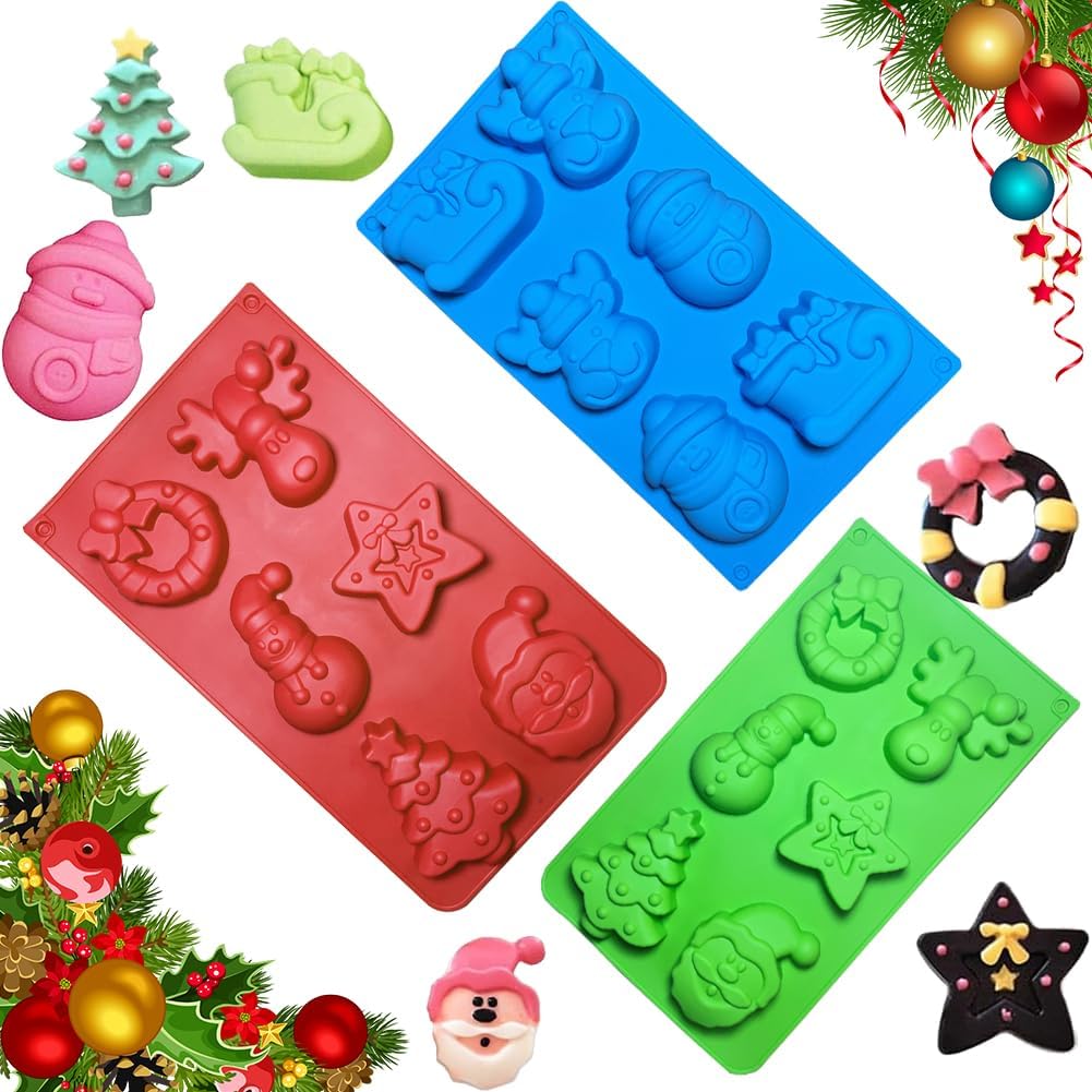 3 Moule à pâtisserie pour Père Noël Vendos85 - Mathon