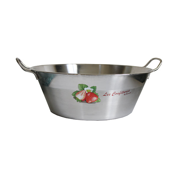 Bassine à confiture inox décoré 12 L Baumalu - Mathon - 1