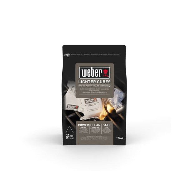 Pack De 22 Cubes Allume-feu Weber Weber - Mathon
