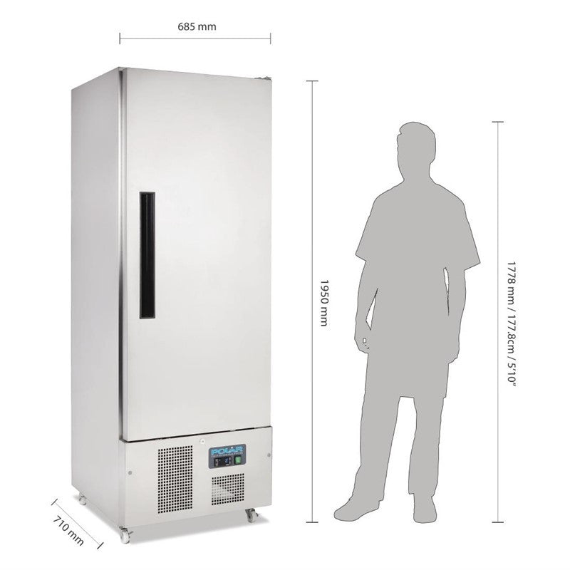Armoire Professionnelle Réfrigérée - Positive 440 L - Polar - Mathon - 3
