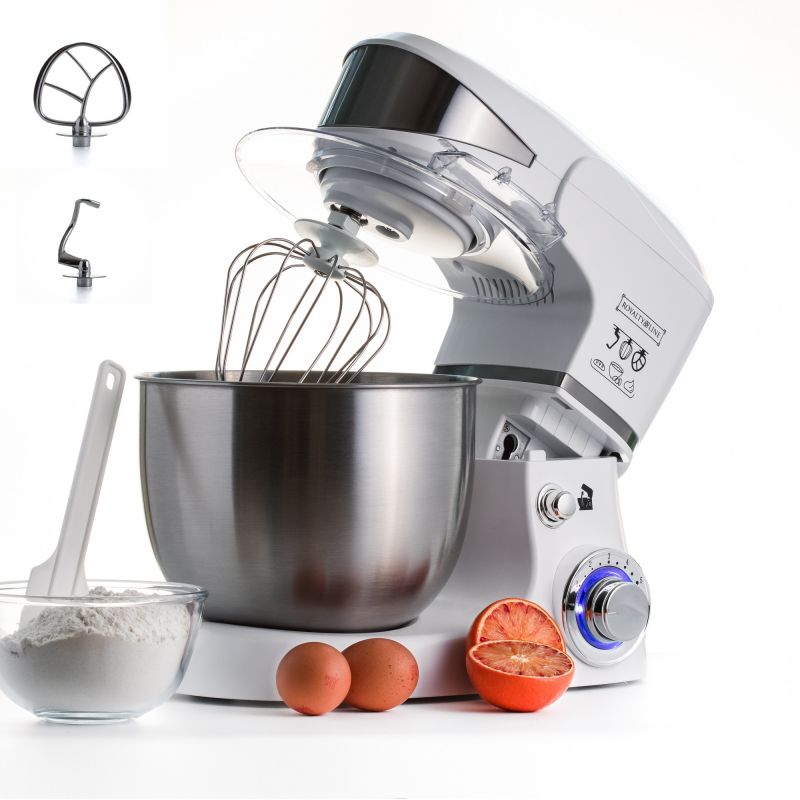 Robot multifonction 1600W Argenté Royalty Line RLPKM1600-SIL Royalty Line - Mathon - 2