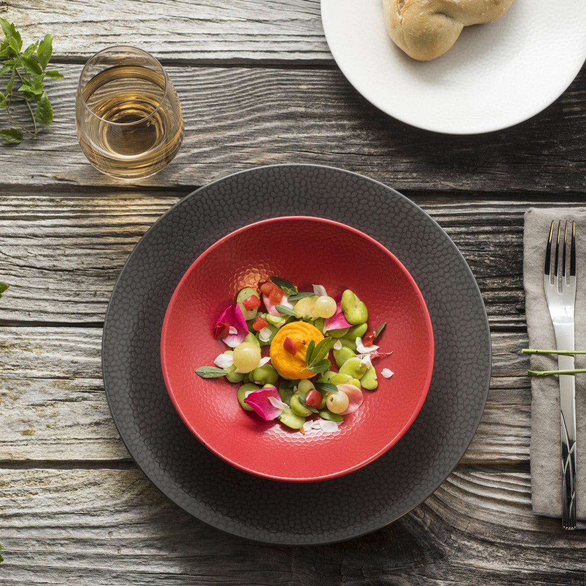 Stone Gris - Assiette plate 27 cm (lot de 6) Médard de Noblat - Mathon - 3