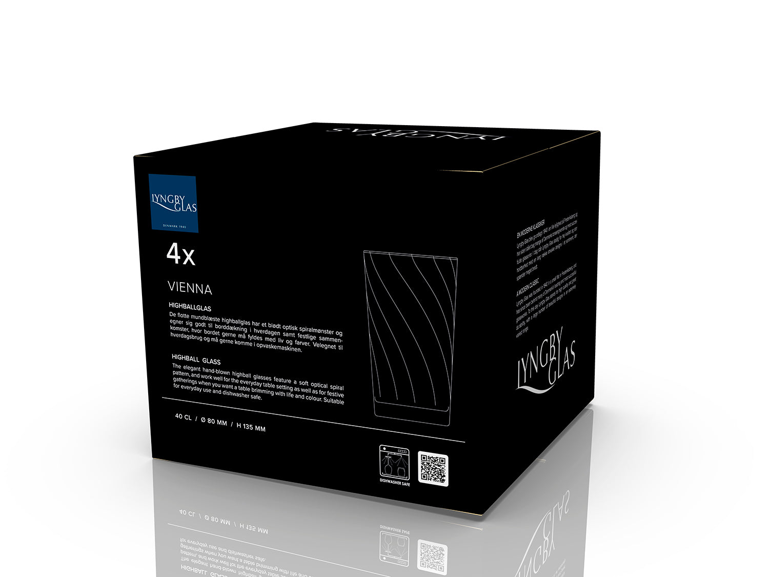 Set de 4 verres highball VIENNA Violet Lyngby Glas - Mathon - 5