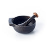 Mortier avec pilon 11 cm Nori noir Beka - Mathon - 1