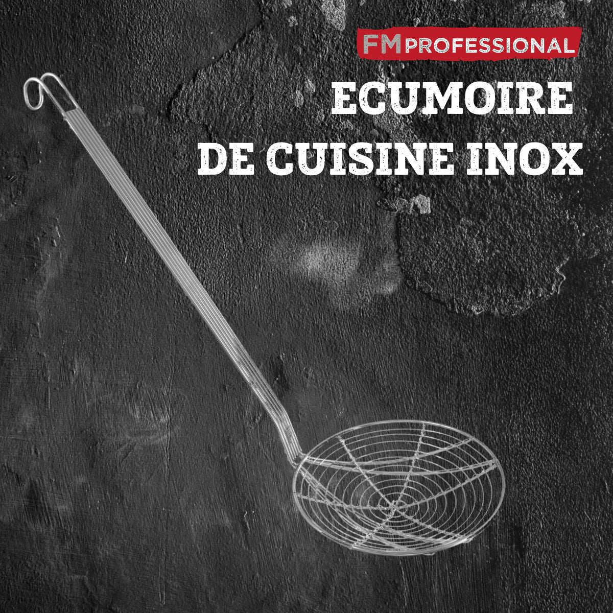 Ecumoire de cuisine inox 46,5 cm  Divers FM Professional - Mathon - 2