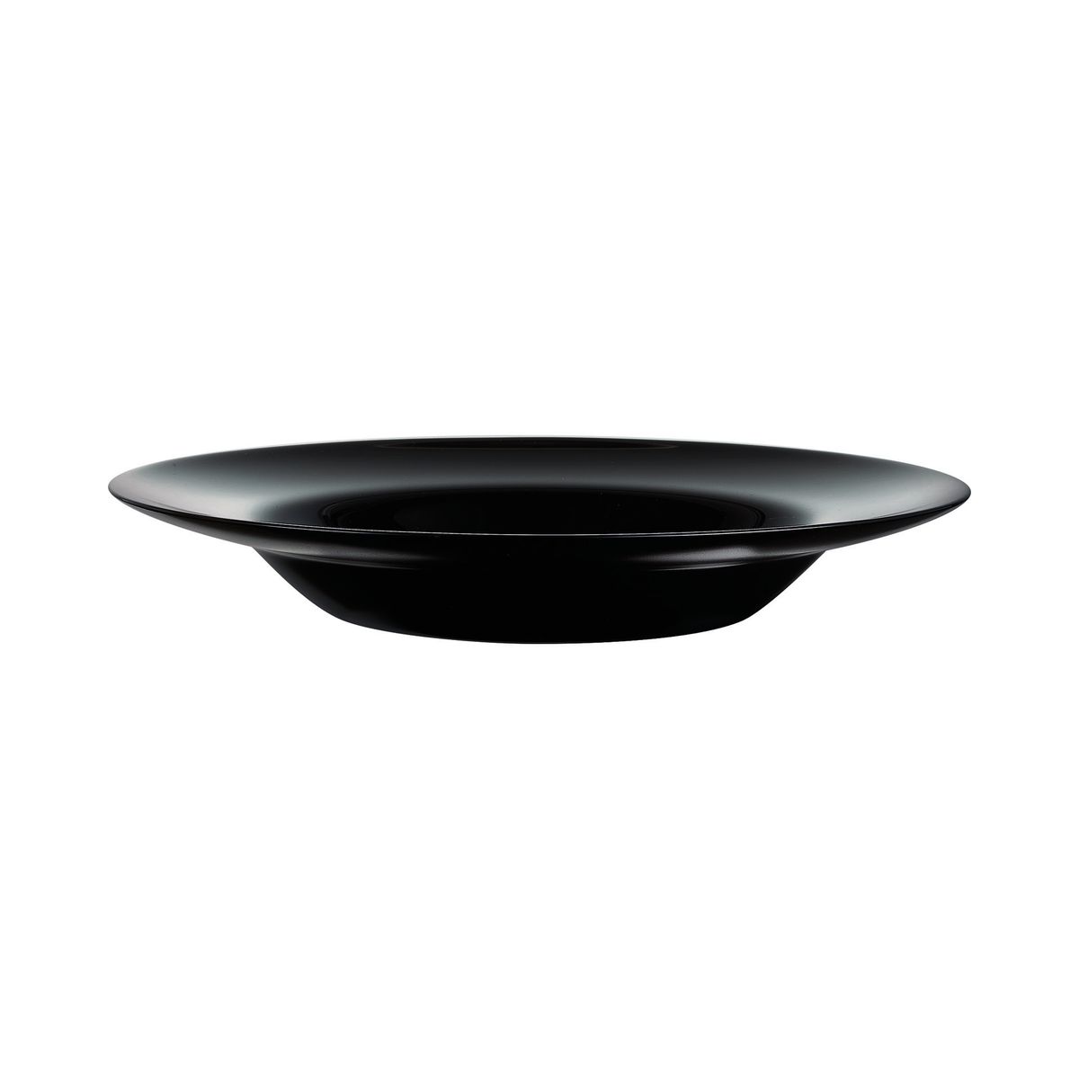 Assiette plate noire 29cm Friend