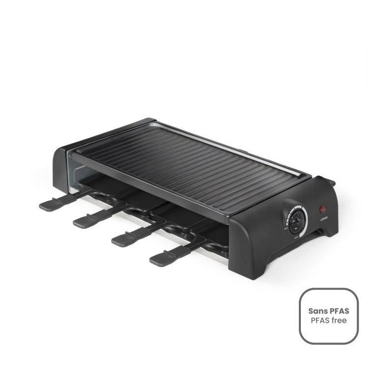 Appareil A Raclette 8 Personnes - Livoo - Doc312 - 1300w - 8 Personnes - Plateau Grill Amovible Antiadhésif - Thermostat Ajusta Livoo - Mathon - 1