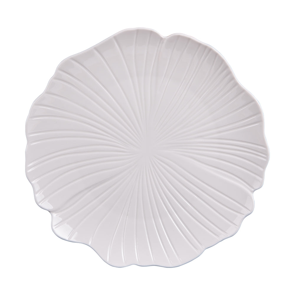 Assiette plate Ginkgo 25,5 cm (lot de 6) Table passion - Mathon - 1