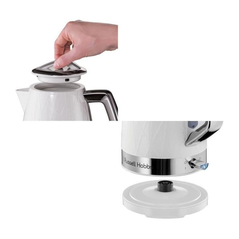 28080-70 Bouilloire 1,7l Structure, Ebullition Rapide, Consomme Moins Denergie, Base Multidirectionnelle 360? - Bl Russell Hobbs - Mathon - 3