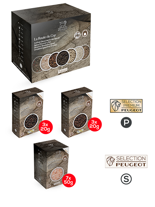 Multipack Mix Premium Pack Poivres et Sel Premium Peugeot - Mathon - 1