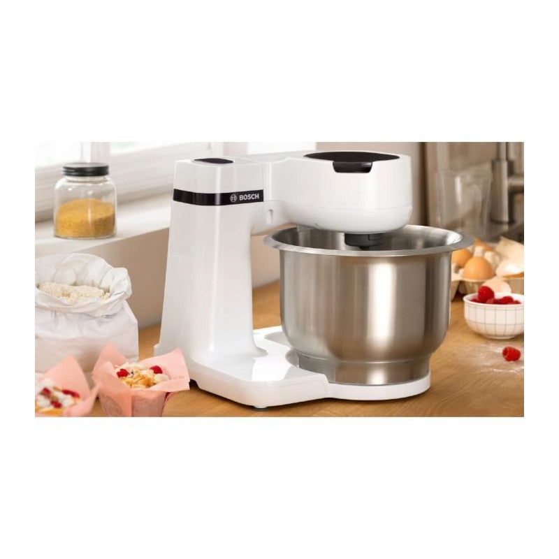 Robot Patissier Compact Et Multifonction Kitchen Machine   Serie 2 - 700w - 3,8l - Blanc Bosch - Mathon - 3