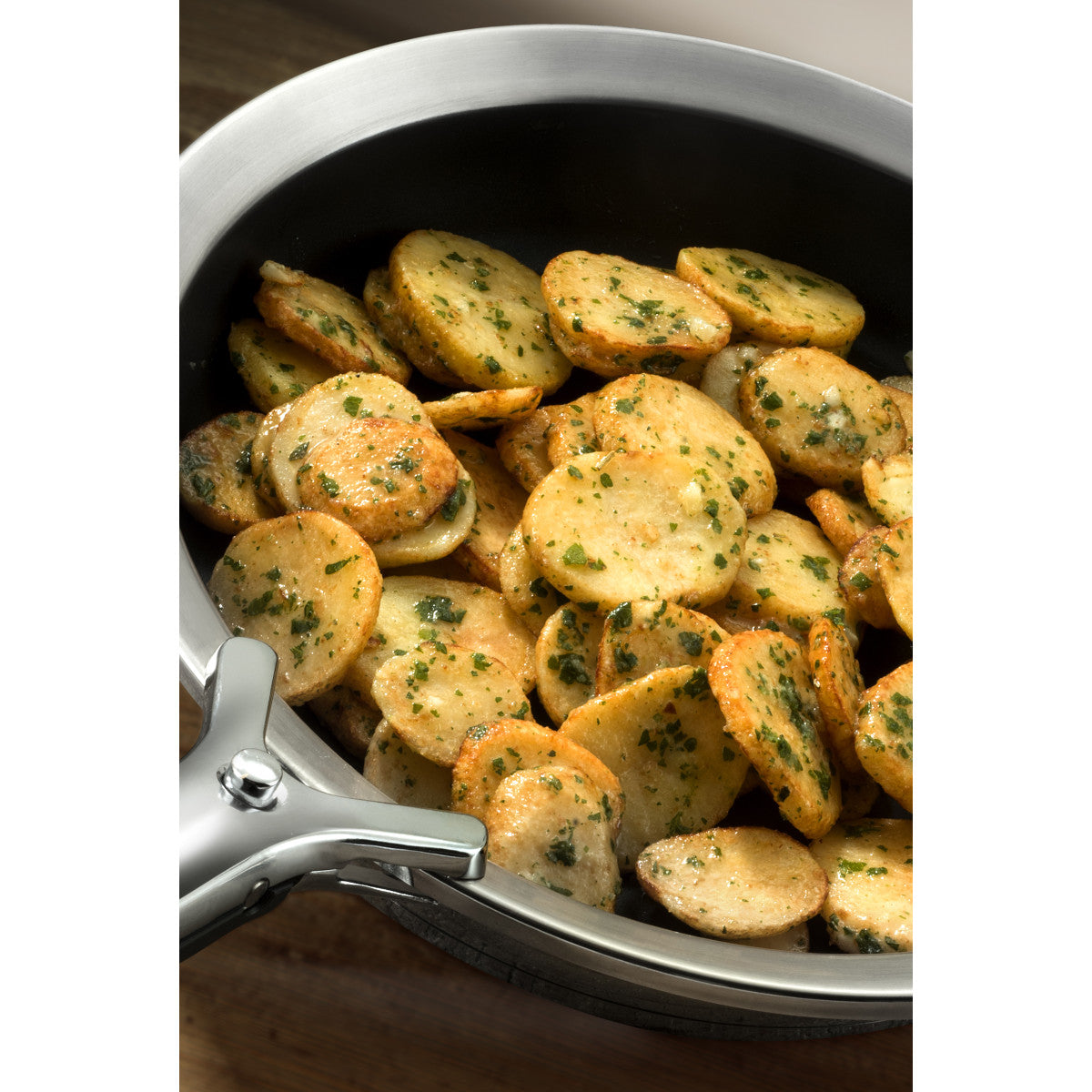 Ycône - Poêle 28cm inox revêtement Greblon C3 Cuisinox - Mathon - 4