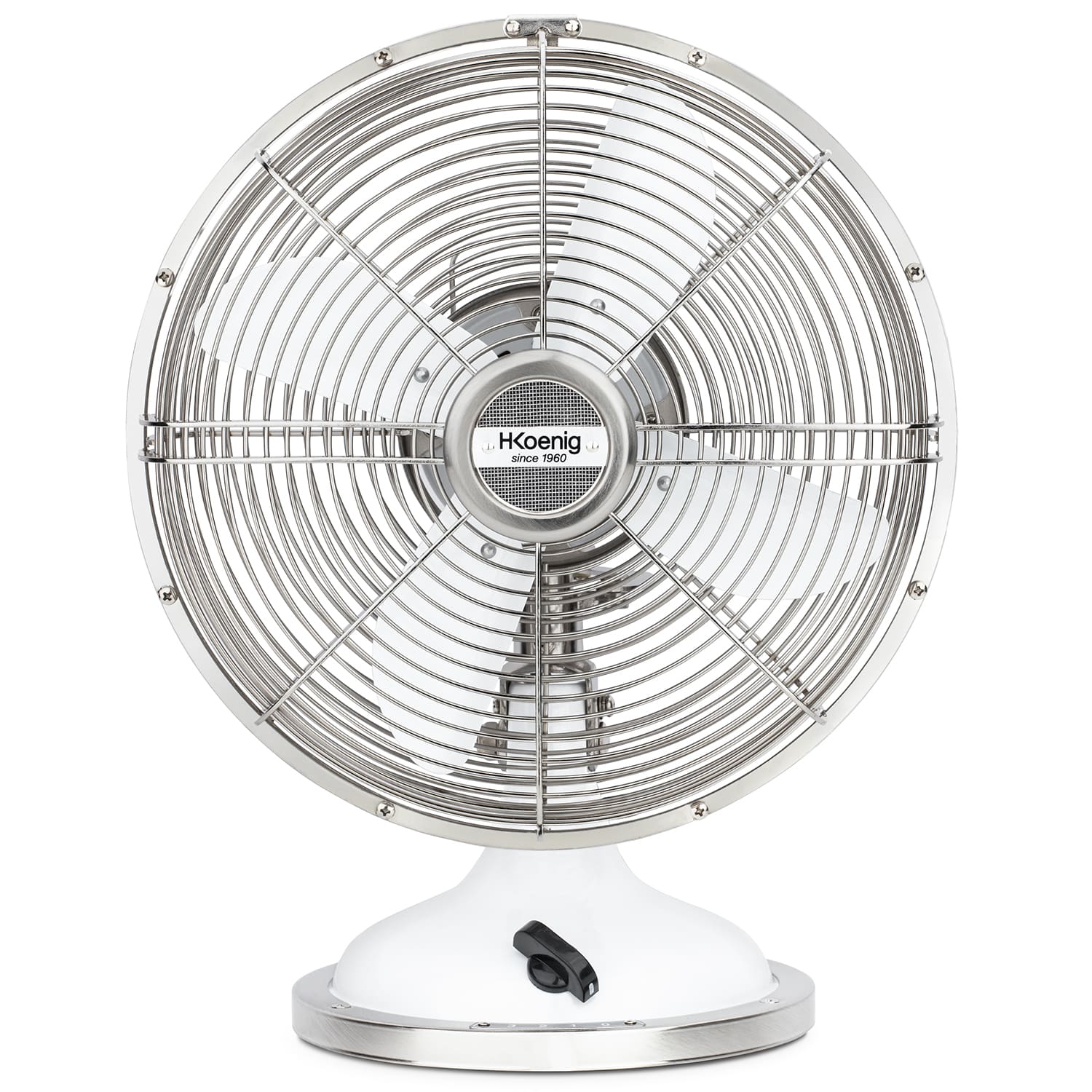 Ventilateur design metal - JOE50 BLANC H.Koenig - Mathon - 1