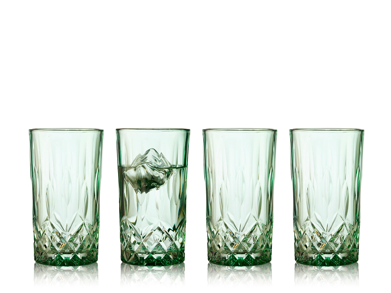 Set de 4 verres highball SORRENTO Vert Lyngby Glas - Mathon - 1