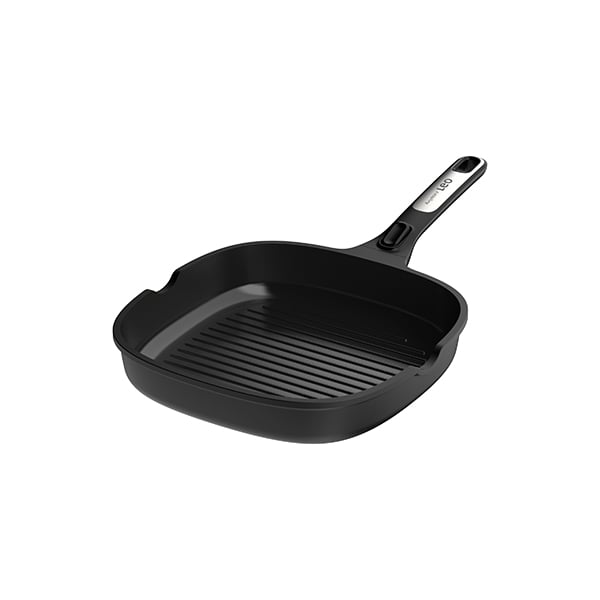 Poêle grill anti-adhérente Phantom manche amovible 26 cm Berghoff - Mathon - 1